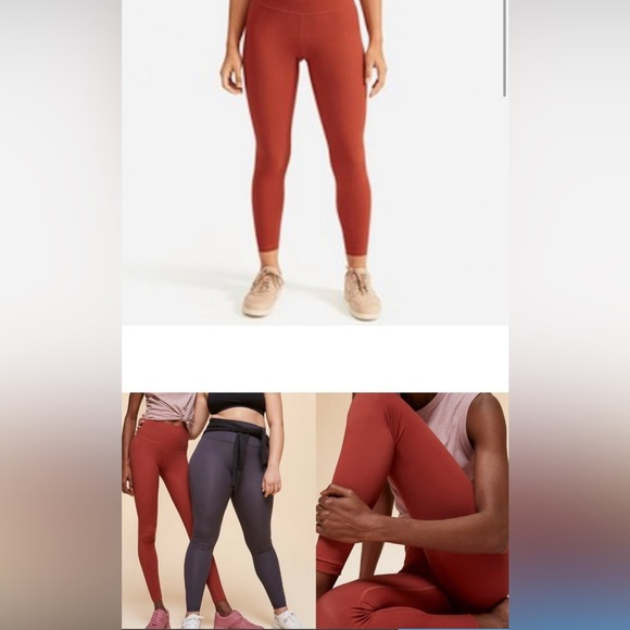 Everlane Pants - Everlane Renew legging size Large in rust
